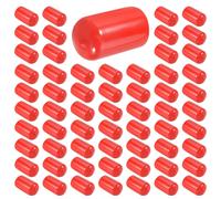 100Pz Tappi In Gomma 12Mm ID Copertura Per Vite A Tubo Rotondo