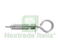 100PZ TASSELLO ACCIAIO CON OCCHIOLO CHIUSO T61 OC Ø MM.9X40: