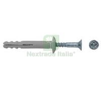 100PZ TASSELLO IN NYLON PER CARTONGESSO BORDO LARGO E VITE A CHIODO "N P" Ø MM.: