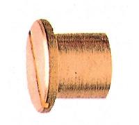 100PZ TESTINA CIECA 6MA OTTONE LUCIDO