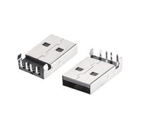 100pz Usb 2.0 Tipo A Maschio Connettore 4Pin Dip 90Degree Adattatore Riparazione