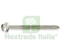 100PZ VITE TIRAFONDI PER METALLO AUTOFILETTANTE KOVERVIT BS CHROMITING Ø MM.6,3: