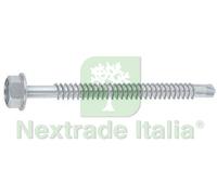 100PZ VITE TIRAFONDI PER METALLO AUTOPERFORANTE IN ACCIAIO ZINCATO BIANCO Ø MM.: