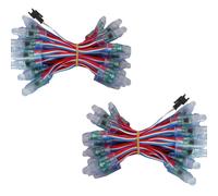 100PZ WS2811 LED Pixel Light String Pubblicità Luce Perforata Un Co5630 [EEK: A]