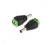 100pzPRESA ALIMENTAZIONE TELECAMERE TVCC MORSETTO VITE 12V SPINOTTO 5.5X2.1mm