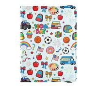 100th Day Celebration Car Pattern Travel Wallet Leather Passaporto Holder Secure Hidden Passaporto Covers per Uomo Documento di Viaggio