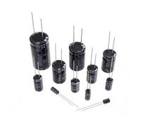 100V Aluminum Electrolytic Capacitor 20% 1UF 2.2UF 4.7UF 10UF 22UF 47UF 68UF 100UF 470UF 680UF 1000UF 1500UF 2200UF 3300UF CZAOINCU(100V 330UF 200PCS)