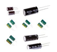 100V DIP High Frequency Aluminum Electrolytic Capacitor 1uF 2.2uF 4.7uF 6.8uF 8.2uF 10uF 15uF 22uF 33uF 47uF 56uF 68uF 82uF MQXFCZUX(100V 680uF 10PCS)