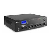 100V versterker - Power Dynamics PPA50 - 100V versterker 50W met Bluetooth en mp3 speler - Ideaal voor kleine geluids- en omroepinstallaties