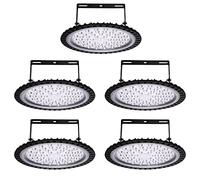 100W 4pcs LED Alta Luce Della Baia, UFO Proiettore Faretto 10000LM 6500K Luce Bianca, UFO Interni Lampadario, Impermeabile IP65 Fari Risparmio Energetico Farettoper Officine, Fabbriche, Campi daCalcio