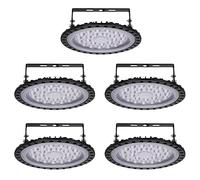 100W 4pcs LED Alta Luce Della Baia, UFO Proiettore Faretto 10000LM 6500K Luce Bianca, UFO Interni Lampadario, Impermeabile IP65 Fari Risparmio Energetico Farettoper Officine, Fabbriche, Campi daCalcio