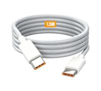 100W 6A Cavo USB C a USB C 1.5M per Super-Charge per H-uawei H-onor | per H-onor Magic 8 Pro/7 Pro/6 Lite, 200/400/600/90Lite, MatePad, X8a, H-uawei P80/P70 pro, Cavo Type C Ricarica Rapida