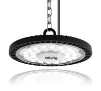 100W Blivrig UFO Lamp Faretto LED,10000LM Lampada da officina, fari Led da esterno Faretto LED UFO,per Stadio coperto,Parcheggio,Centri logistic (1PCS, 100W)