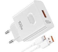 100W Caricabatterie per Super-Charge per HONOR Magic8 7 Pro 400 200 Pro 200 Lite Magic8 7 6 5 4 Lite,100W Caricatore Rapido con 6A Cavo USB C 1M per HONOR X9c X8c X8b X8a X7b X6b X9b X9a 400 90 70Lite
