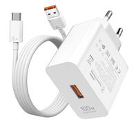 100W Caricatore per honor, Caricabatteria USB Rapido con 1M Cavo Tipo c per Honor 400 300 200 70 Magic4 Magic7 pro 90 GT, Supercharge Adattatore Alimentazione per Huawei Mate 60 Pura 70 Ultra Nova 11