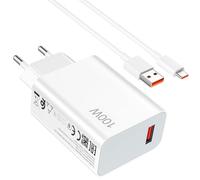 100W Caricatore Rapido Adattatore USB per Xiaomi 17 pro max, 90W 67W Caricatore Turbo con HyperCharge Cavo USB C 1m per xiaomi POCO X7 Pro F6 F7 14T 13 15 Ultra MIX Flip Mix Fold 3 Mi 11 12S Ultra