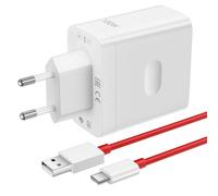 100W Caricatore USB e Cavo 2 Metri per OnePlus 13 13T 12R 12 11R 10T, SuperVooc Adattatore di Caricatore e Cavo USB C Ricarica Rapida Spina per OnePlus Nord 4 Nord CE4 5G Nord2T Pad Pro One Plus Ace 5