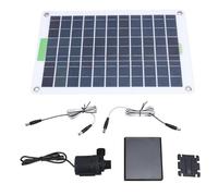 100W Monocrystalline Silicon Solar Water Pump with 16.4FT Lift and Energy Storage Box for Outdoor Fountains and Pools