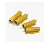100W RX24 Aluminum Power Metal Shell Case Wirewound Resistor 0.01~100K 0.1 0.5 1 2 4 6 8 10 20 100 150 200 300 500 1K 10K ohm,1pcs NWPNLXEA(5.6R)