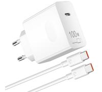 100W SuperCharge Caricabatterie per HONOR 400 200 Pro 200 Lite Magic6 Magic8 7 6 5 4 3Lite Magic7 Pro,100W PD Caricatore Rapido con 6A Cavo USB C 1M per HONOR X9c X8b X8a X7b X6b X9b X9a 400 90 70Lite