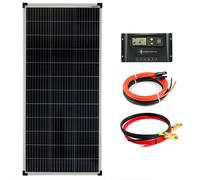 100Watt 12Volt Solare Set Base Solare Off-Grid Giardino Campeggio Modulo Solare