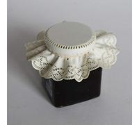 100watt - confezione da 30 copri vasetti tessuto microfibra modello Intreccio. Cerchi di stoffa grandi per coprire tappi di bomboniere e barattoli. Riutilizzabili come eleganti centrini