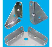 100X 50Mm 2" Angolo Staffa A L Braccio Per Mobili Da Cucina