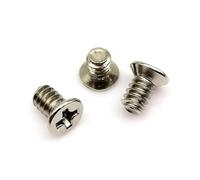 100X 6#-32 M3 Cassa del PC Del Computer 2.5 "3.5" pollici Disco Rigido di Swap Server Vassoio Montaggio Fix Riparazione FAI DA TE testa a croce Bullone Vite per mobili(Yellow,M3x5mm)