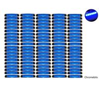100X 6 Led Blu Luce Marker Posteriore Laterale Posizione Camion Rimorchio 24V