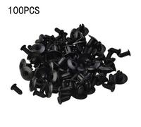 100x 8mm Plastica Rivetto a Pressione Clip Pannello Orlo Fissaggio Foro Auto Per