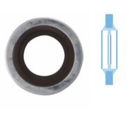 100x Anello di tenuta, vite di scarico olio Gomma/Metallo 006337H CORTECO