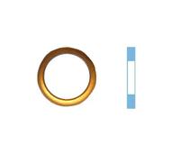 100x Anello di tenuta, vite di scarico olio Rame 005542H CORTECO