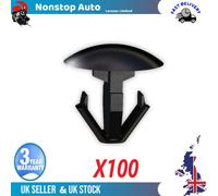 100X Anteriore Cappuccio Weathership Cofano Gomma Orlo Seal Edge Striscia Clip A