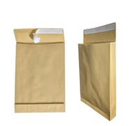 100x Buste Spedizione Pieghevoli B4 A4 Strisce da Tirare Auto Braun Extra Forte