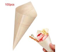 100x Coni Dessert Porta Gelato Usa E Getta per Buffet Catering Eventi