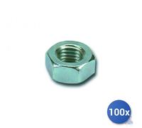 100x Dado Esagonale Zincato Din 934 E-100 Mm 20