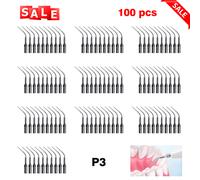 100X Dental Ultrasonic Perio Scaling Tips P3 Fit EMS Woodpecker Scaler handpiece