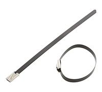 100X Fascette BMSC1345 L: 125mm W: 4,6mm AISI 304 Acciaio Inox 450N BM GROUP