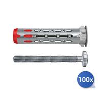 100x Fischer tassello Duohm S Pz Fissaggio Per Pannelli Foro Mm 8 M4X55