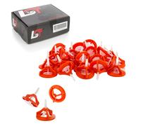 100x Gewindelaschen + 50x Zughauben Set Plan Sistema 3mm Nivelliersystem