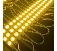 100X LED Moduli - Giallo - Werbebeleuchtung Vetrine Iniezione Pubblicità 12V [EEK: B]