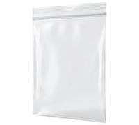 100x Lumonic Sacchetto ziplock 300x400 mm | 50µm | Trasparente, antistrappo + inodore | Borsa con cerniera per le piccole parti, i viaggi e la conservazione