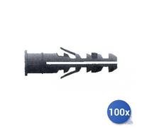 100x Maurer Tassello Nylon + collarino E-100 Mc Mc/108 Mm 10