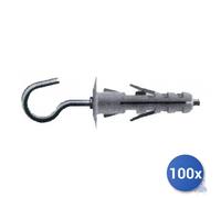 100x Maurer Tassello nylon + Pitoneria Occhiolo Aperto E-100 Mb113 Mm 12