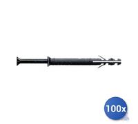 100x Maurer Tassello Nylon prolungato Con Vite Tsp Premontata E-100 Mn/104 Mm