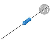 100X MF006FF1300A50 Resistenza: metal film THT 130Ω 0,6W ±1% Ø0,6x28mm Ø2,5x6,8m