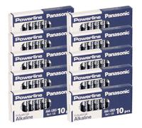 100X MICRO AAA LR03 MN2400 BATTERIA PANASONIC POWERLINE INDUSTRIAL 1383mAh