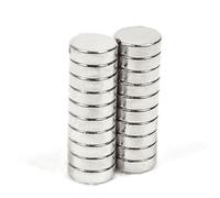 100x Neodimio Magnete Forte Supermagneti Magnete Super Magnete a Disco 6 X 2 MM
