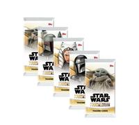 ☥ 100x pacchetti sigillati 2021 STAR WARS THE MANDALORIAN 10 carte ogni TOPPS ♥