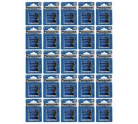100X Panasonic AA Mignon Batteria Uso Generale 1,5V 25X 4Pz Blister